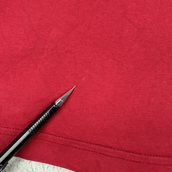 Vintage Nike Shirt Mens XXL 2XL Burgundy Red Label Jersey #51 Skull Helmet Y2K 1 - Picture 9 of 10